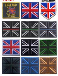 Patchs brodés drapeau britannique Royaume-Uni Patch drapeau national britannique Badge tactique militaire Union Jack drapeaux brassard PATCH1467795