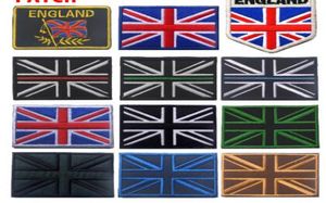 Patchs brodés drapeau britannique Royaume-Uni Patch drapeau national britannique Badge tactique militaire Union Jack drapeaux brassard PATCH9950989