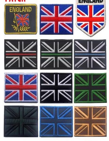 Patchs brodés drapeau britannique Royaume-Uni Patch drapeau national britannique Badge tactique militaire Union Jack drapeaux brassard PATCH1467795