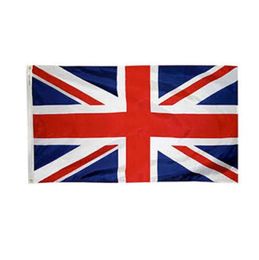 Drapeau britannique de haute qualité 3x5 ft 90x150cm Angleterre Festival Festival Party Gift 100d Polyester Indoor Outdoor Imprimé Flags Banners6449660
