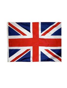 Britse vlag hoge kwaliteit 3x5 ft 90x150cm Engeland vlaggen festival party cadeau 100D polyester indoor buiten gedrukte vlaggen banners5661559