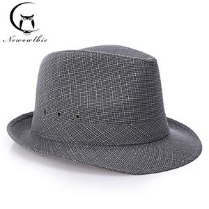 British Retro Mens Top Jazz Hat Maat 4 57 58 59 60cm Strohoed Fashion Mens Sunhat Gentleman 240430