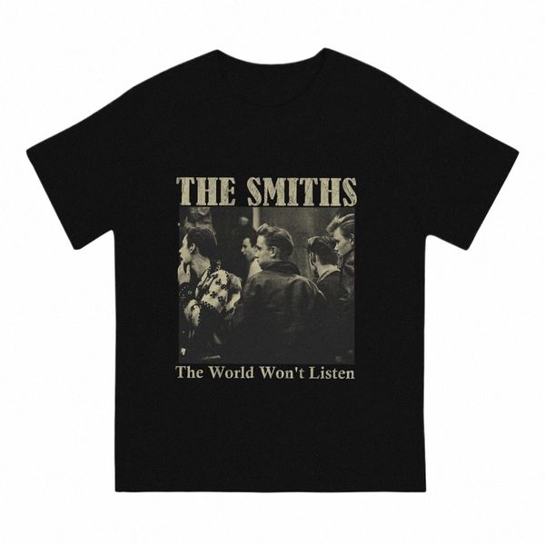 Bandas de rock británicas en los años 80 Hombres Camisetas The Smiths Camisa casual Manga corta Cuello redondo Camiseta Pure Cott Ropa de verano G2lZ #