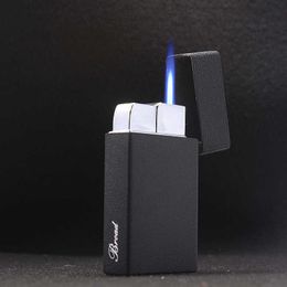 LARGE Acheter Briquets En Métal Mini Jet Torche Turbo Briquet Or Sans Gaz Briquet Accessoires Pour Fumer Briquets Gadgets pour Hommes 5PNI