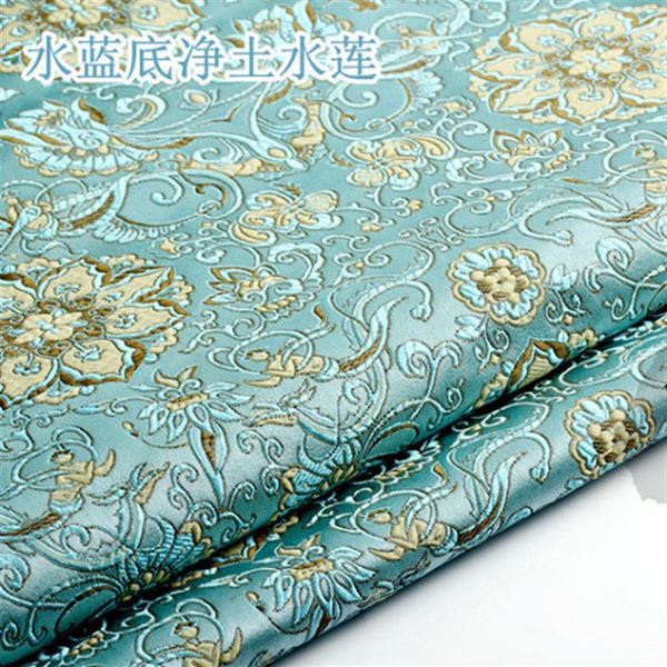 Tela de brocado Damasco Jacquard Estilo americano Ropa Traje Tapicería Muebles Cortina Ropa de bricolaje Material tela 75 50cm269h