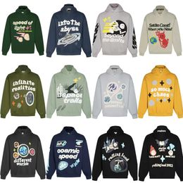 Planète brisé Coton Sweat à capuche chaud Sweator sweat à sweat graphique Femme Femmes Hoody Hommes Vêtements pour femmes Black Gris White Hoodie