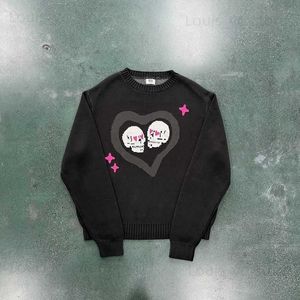 Broken Planet Couple's Knitting Sweater Lovely Women's Sweatshirt Original Heart Design Breathy Best Quality Clothing T230806