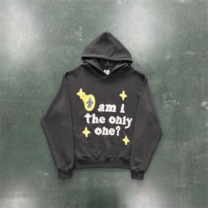 Broken Planet fashion sweatshirt schuim Ik ben de enige casual hiphop hoodie voor heren en dames met letterprint
