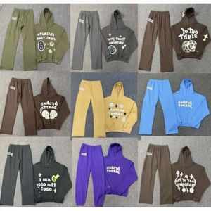 Broken Planet Foam Letter Print Hoodie Losse Heren Y2k Hoody 3D Foam Graffiti Letter Trui Hip Hop Harajuku Sweatshirts Trui Dames L 357