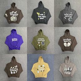 Broken Planet Hoodie Heren Designer Sweatshirt High Street Grafische Hoodie Trui Y2K Hoody En Rechte Joggingbroek Schuim Letter Set Losse Hipster Co-ed Hoodies