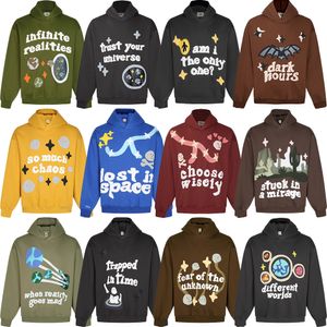 Broken Planet Hoodies grafische tee ontwerper geprint heren y2k hoody 3d schuim graffiti letter trui hiphop harajuku sweatshirts pullover dames lange mouw hoodie