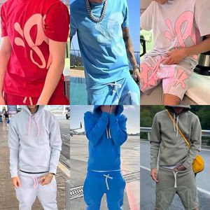 Designer Syna World Sweat à capuche Survêtement Ensemble de sport Short à manches courtes Pantalon pull T-shirt pour femme T-shirt Y2k Tees Ensemble court T-shirt graphique Hip Hop Synaworld Ensemble sweat-shirt