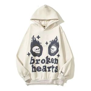 Broken Planet Sudaderas con capucha para hombre Pantalones de diseñador Traje Moda de lujo Sudadera Algodón puro Amantes impresos con letras Misma ropa Espuma europea y americana Y2k 10ilwp