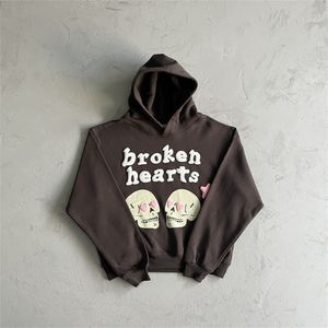 Broken Planet sweatshirt schuim schedel liefde gedrukte letters mode hiphop mannen en vrouwen losse hoodie warm sweatshirt