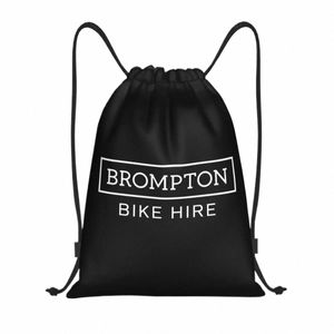 Brompts Bike Trawstring Sac à dos Sac de sport pour femmes pour les hommes entraînant Sackpack 350Z #