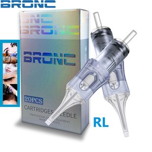 BRONC Cartridge Naald Professionele Tattoo Naald Hoogwaardige Wegwerp Gesteriliseerde Steriele Inkt Cartridge RL 20pcsLot Gereedschap 230626