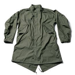 Bronson M-65 Fishtail Parka Shell Koreaanse Oorlog Windscherm Jas Militaire Uniform 211011