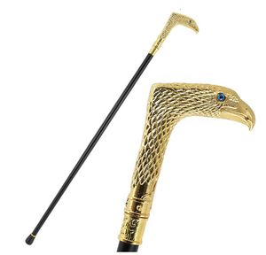 Bronzen Eagle-Head Wandelstok voor Man Party Decoratieve Wandelstok Mannen Mode Elegante Hand Cane Vintage Canes verdediging sticks 220110