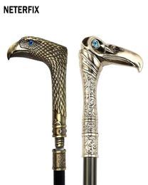 Bronze adelaar Walking Stick voor man Party Decoratief wandelen Riet Men Mode Elegante hand riet vintage Canes Defense Sticks 28468871