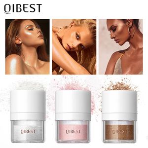 Bronzeurs Surligneurs 3 Ensembles de couleurs Surligneur Poudre Glitter Shimmer Contour Blush Maquillage Pour Visage Yeux Lèvres Cheveux Corps Highlight 231110