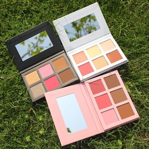 Bronzeurs Surligneurs DIY 6 couleurs Marque Privée Blush Highlight Poudre Correcteur Contour Palette Personnalisé En Vrac Imperméable Mat Maquillage 3 couleurs Paquet 231016