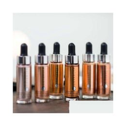 Bronzers Highlighters Face Highlighter Powder Makeup Glow ER FX Custom Enhancer Drops 15 ml Liquid Cosmetics Drop Delivery Health Be DHB2L