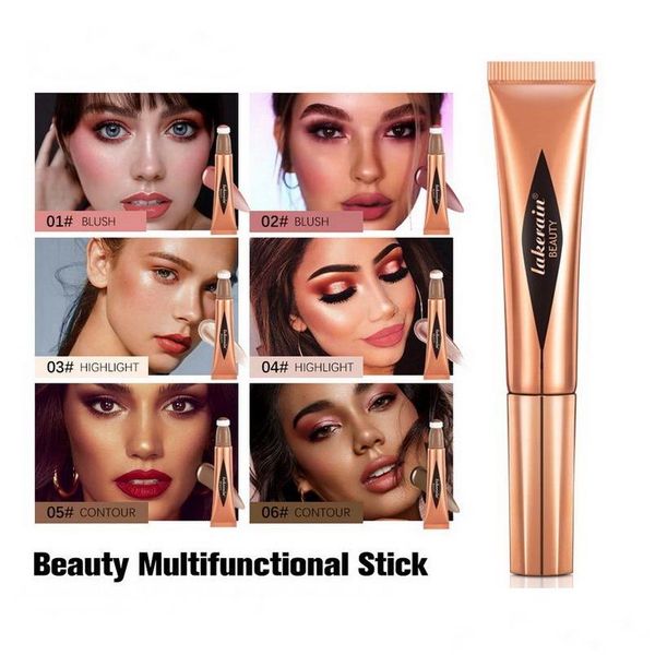 Bronzeurs Surligneurs Lakerain Maquillage Autocollant Mtifuncational Stick B Highlight Contour Pour Les Yeux Lèvres Visage Cheveux Contour Naturel En DH1SA