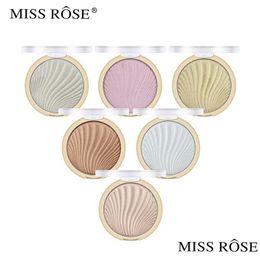 Bronzers Highlighters Miss Rose HighLighter Makeup Shimmer Powder Palette Base Highlight Face Contour Golden Bronzer Drop Livrot DH5CD