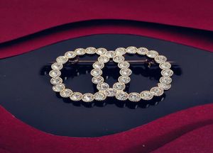 broche sieraden messing goud vergulde luxe geavanceerde retro -broches voor vrouwelijke mannen ontwerper hoogste teller kwaliteit 5a diamanten cr6710418