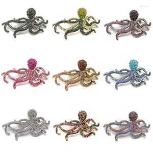 Broches 2024 Grote Octopus 10 Kleur Zeeschepsel Inktvis Aristocratische Aangepaste Kleding Broche Accessoires Voor Vrouwen Sieraden