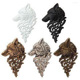 Broches 5pcs alliage Brooch Head Design Abel Vintage Dress Up Supply Retro Monthpin Consary Gift Male