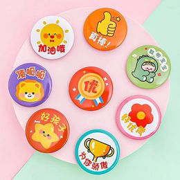 Broches 5pcs mode créatif dessin de dessins de dessins personnalisés éloge de la broche safty badge pour les enfants sac à école pendante broche petit cadeau