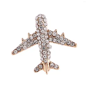 Broches Avion Broche Broche Premium Durable Strass Mode Style Bijoux Accessoires pour Écharpe Châle Danse Cérémonie Père