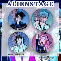 Broches Alien Stage Ivan Till Badges Pins Anime Alienstagemizisuaivan Vrouwen broche mode ryomen cosplay voor tas accessorie