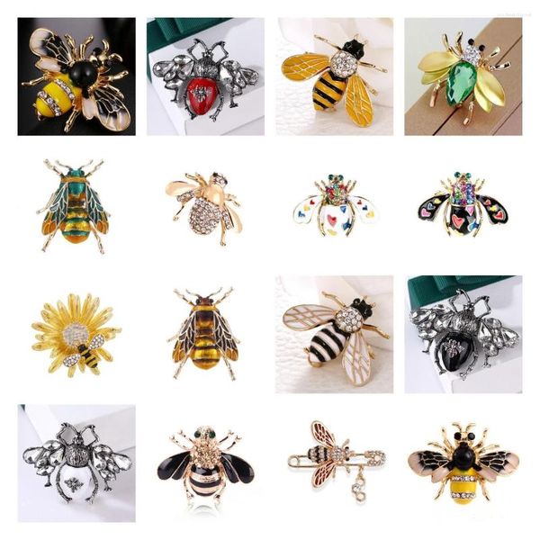 Broches Animal Abeja Hormigas Pájaro Caracoles Insecto Broche Pin Joyería Banquete Regalos de Navidad Accesorios