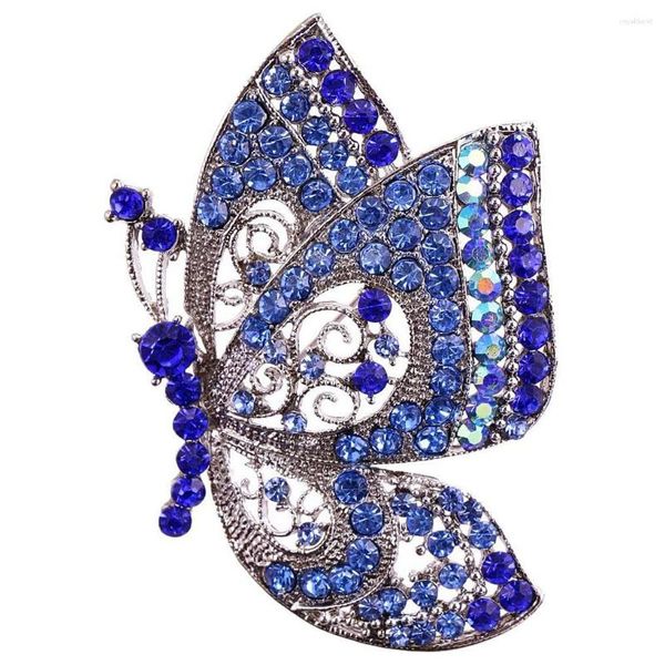 Broches Animal Broche Alliage Strass Badge Vintage Insecte Épinglette Costume Décoration