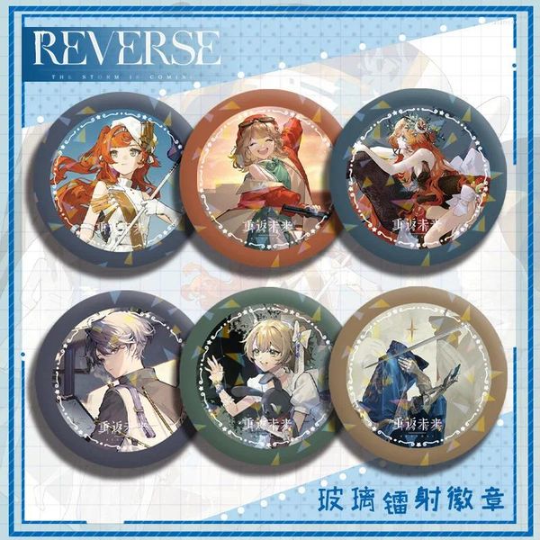 Broches Anime Broche Inverso 1999 Mujeres Redondas Creativas Señoras Insignia Pin De Solapa Boda Moda Bronya Parejas Colgante Lindo Broches De Metal