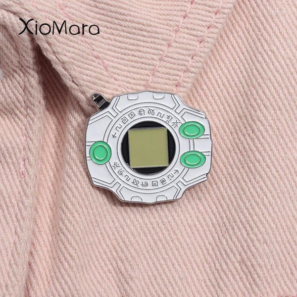 Broches Anime Digital Monster esmalte Pin Digimon Adventure Nostalgia broche solapa mochila insignia joyería regalos para amigos Kis