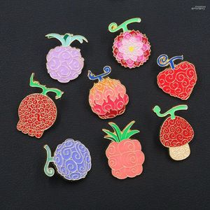 Broches Anime One Piece Luffy Gomu DUIVEL FRUIT Emaille Badge Rugzak Revers Pin Sieraden Accessoires Gift