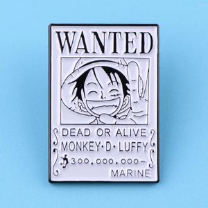 Broches Anime One Piece Pin Insignia Cool para mochila para hombres Broch Brooch Mochila Mochila Consinúa Joya de joyas de joyería