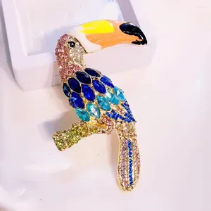 Broches Anti-déformation longue durée, grande bouche en forme d'oiseau, épingle à revers pour mariage