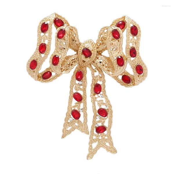 Broches Antique Rhinestone con incrustaciones Broche Broche Pins de estilo de lujo para mujeres Accesorios de abrigo de coloraje irregular