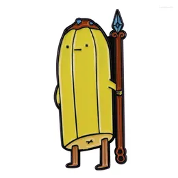 Broches Banana Guard Adventure X Time Email Pin Badge Backpack Decoratie sieraden