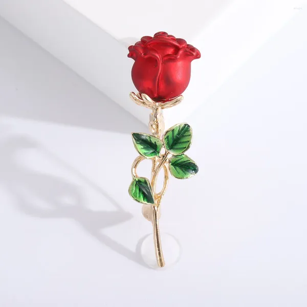 Broches Belle Collection de fleurs de Rose pour femmes dame unisexe broche Corsage costume sac accessoires saint valentin amant cadeaux quotidiens