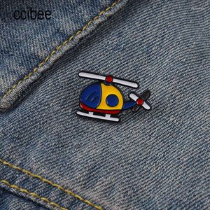 Brooches Cartoon Airplane Enfance Embouts Émails Mémoire Broche Bataille de badge Badge Aircraft Bijoux pour les enfants Friends Grossale