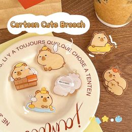 Broches dessin animé mignon badge capybara