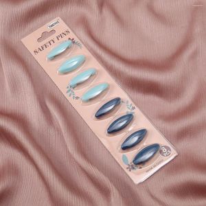 Brooches Choice 8pcs / pack Sécurité en plastique Hijab Brooch Échantillonnage musulman Pins Rhingestone Hijabs Clip Châles Châles Pin Accessoires Bijoux Ensembles