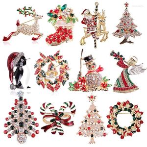 Broches Kerst Broche Modieuze Elegante Boom Ouderen Schoenen Elanden Krans Sneeuwvlok Bell Pin Voor Mannen En Vrouwen Jaar Cadeau