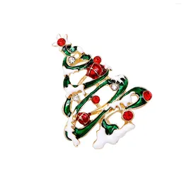 Brooches Christmas Arbre alliage Broche Broch décontracté épingle Ornement créatif pour manteaux vestes pulls costumes