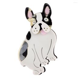 Spille CINDY XIANG Cartoon Pet Dog Cute Animal Acrilico Spilla Pins Distintivo Vestiti Collare Risvolto Borsa Gioielli Per Regali di Natale